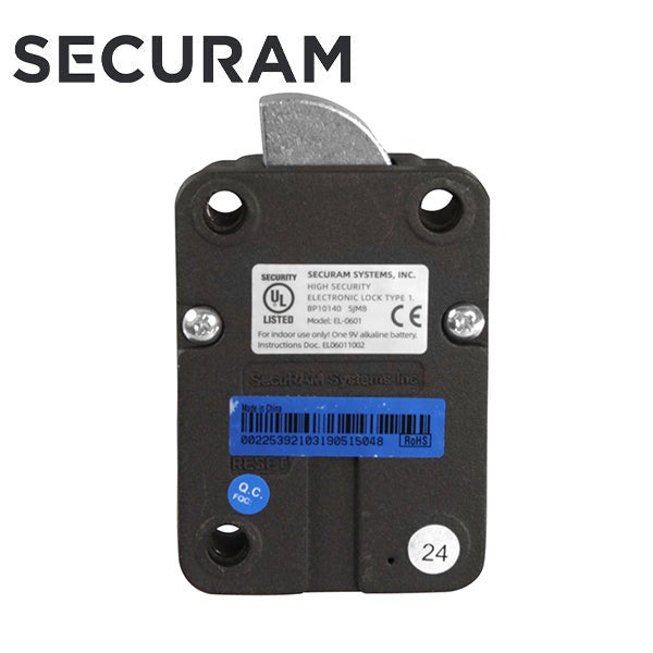 SECURAM - Electronic Safe Lock Body ONLY - SwingBolt - Optional Configuration