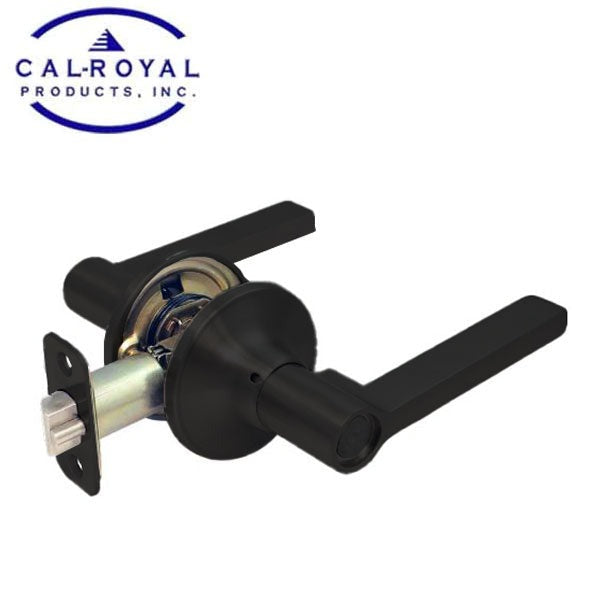 Cal-Royal - Heritage - Residential Cylindrical Lever Set - Passage - Allure Lever - Black - Grade 3