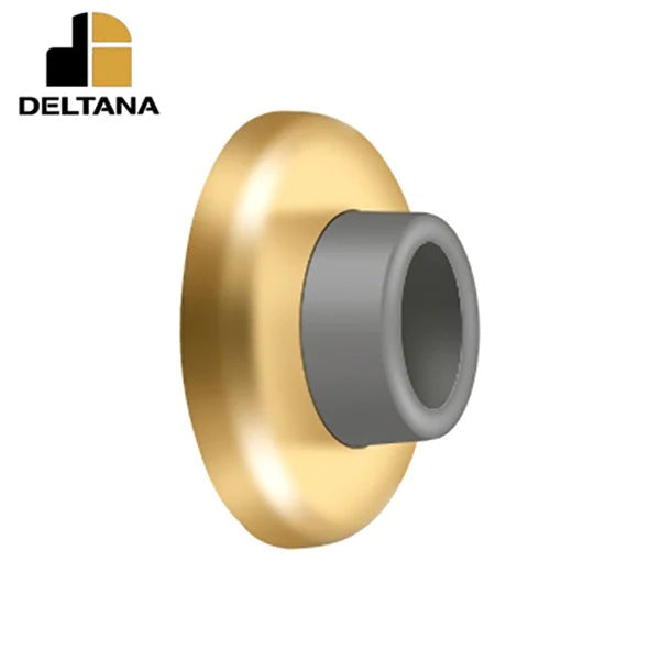 Deltana - Wall Mount Concave Flush Bumper - 2-1/2" Diameter - Optional Finish