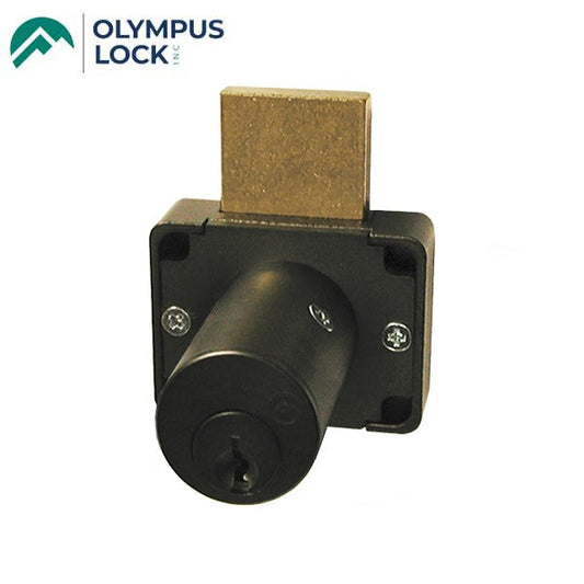 Olympus - 200B - Weather Resistant Cabinet Deadbolt Lock - N Series National - D4291 4-pin - Non Handed - Standard Bolt - Oil Rubbed Bronze - Optional Keying - Optional Cylinder Length - Grade 1