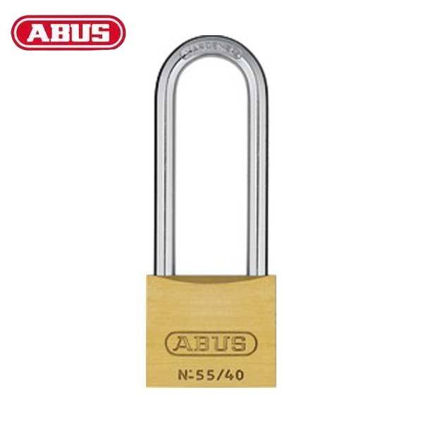 Abus - 55156 - Padlock Brass 55/40 - Optional Keying - Optional Shackle Length