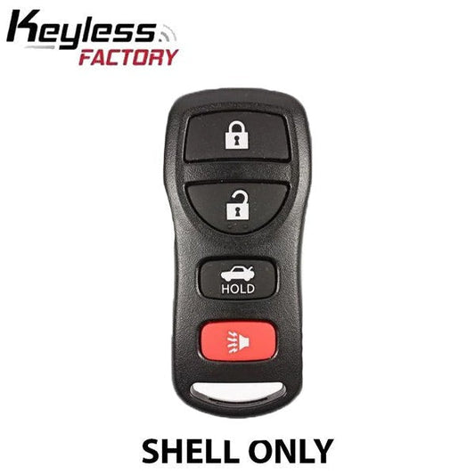 2002-2010 Nissan Keyless Entry Remote SHELL for KBRASTU15 - Black (AFTERMARKET)