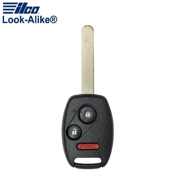 2006-2017 Honda / 3-Button Remote Head Key / PN: 35111-SVA-305 / N5F-S0084A (AFTERMARKET)