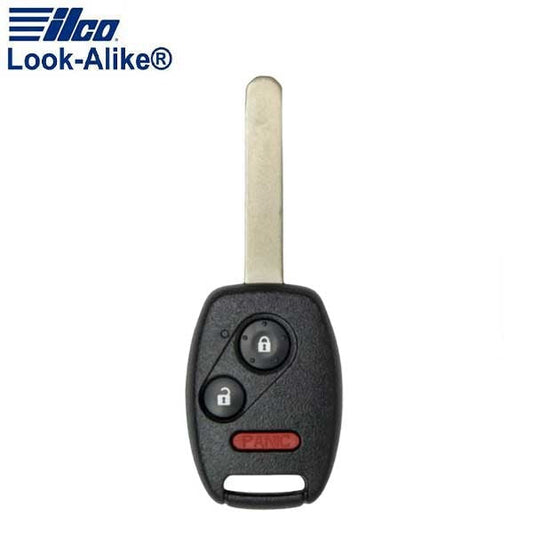 2006-2017 Honda / 3-Button Remote Head Key / PN: 35111-SVA-305 / N5F-S0084A (AFTERMARKET)