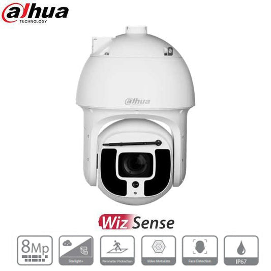 Dahua / IP / 8MP / PTZ Network Camera / Analytics+ / Motorized Varifocal / 40x Optical Zoom / 5.6-233mm Lens / 4K / WDR / IP67 / 500m IR / DH-8A840PANF