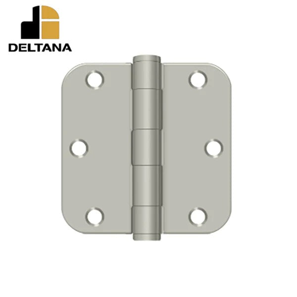 Deltana - 3-1/2" x 3-1/2" x 5/8" Radius Hinge - Heavy Duty - Optional Finish
