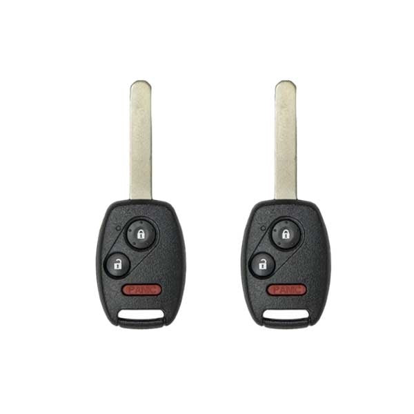 2 x 2007-2015 Honda / 3-Button Remote Head Key / MLBHLIK-1T (AFTERMARKET) (Bundle of 2)