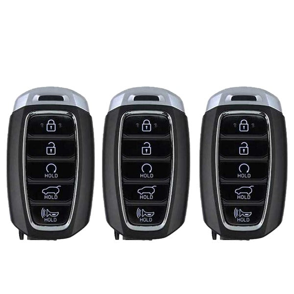 3 x 2020-2022 Hyundai Palisade / 5-Button Smart Key / PN: 95440-S8010 / TQ8-FOB-4F29 (AFTERMARKET) (Pack Of 3)