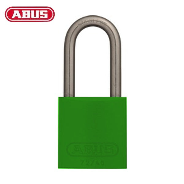 Abus - 08400 - Padlock Aluminum 72/40Hb40 - 1-1/2" Shackle - Optional Keying - Optional Finish