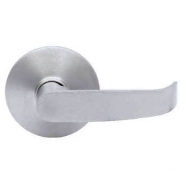 TownSteel - ED8900LQ - Sectional Lever Trim - Passage - LQ Curved Lever - Non-Handed - Compatible with Rim, SVR, LBR & 3 Point Push Bars - Satin Chrome - Grade 1