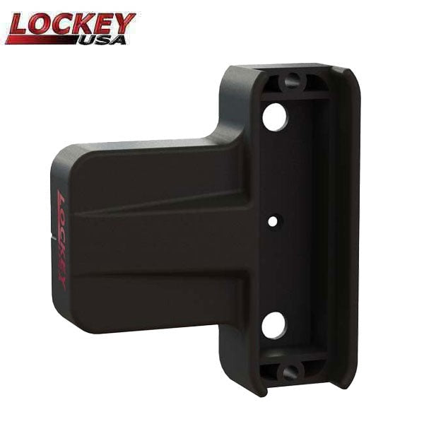 Lockey - 2835 - Gate Adapter - For Installing 2830/2835 on Vynil and Ornamental Gates - Black