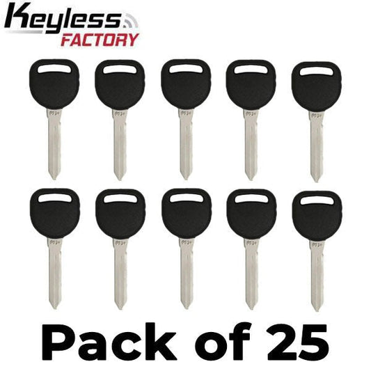 25 x 1998-2008 GM - B99 PK3 Transponder Key (ID 13 Chip) (AFTERMARKET) (Bundle of 25)