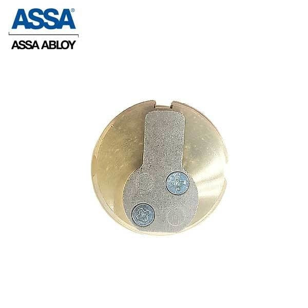 ASSA - Maximum+ - Mortise Cylinder - Adams Rite Cam - 1-1/2" - 605 - Bright Brass