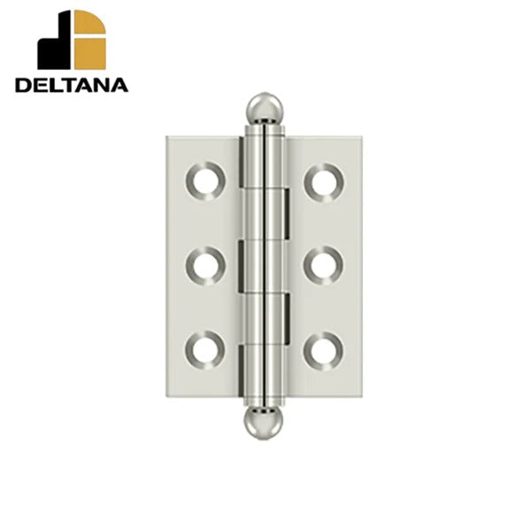 Deltana - 2" x 1-1/2" Hinge - w/ Ball Tips - Optional Finish