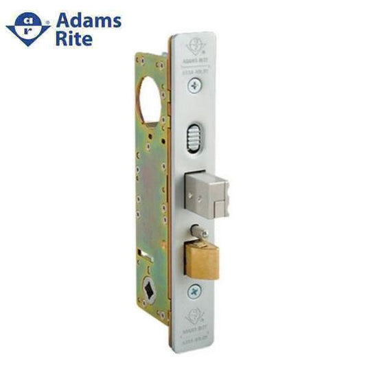 Adams Rite - 2190 - Dual Force Interconnected Boxed Lockset - 1-1/8" Backset - Flat Strike - Aluminum
