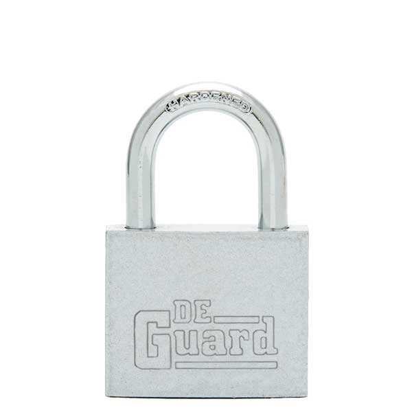 Premium - Nickel Plated Padlock - KW1 Keyway - Short Shackle 1" - Keyed Different