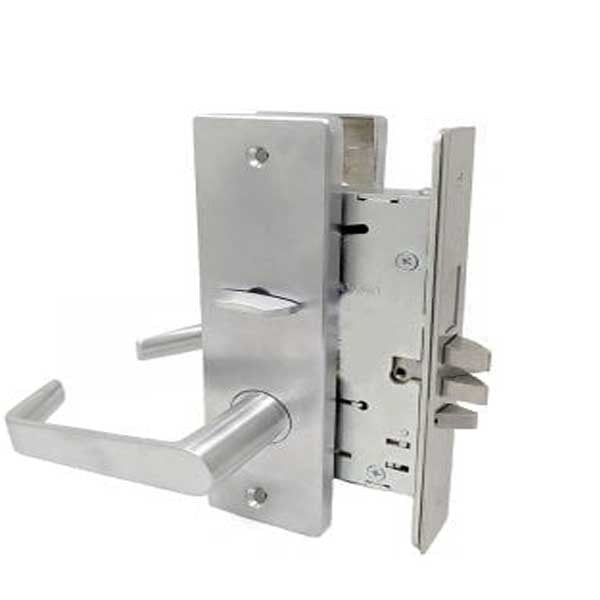 Falcon - MA531P-DN - Dane Napa Mortise Lock - 626 - Satin Chrome - Apartment Corridor - Grade 1