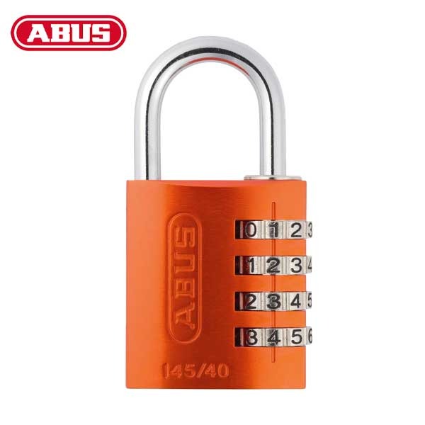 Abus - 145/40 C - Aluminum - 4-Dial Resettable Padlock - Optional Color