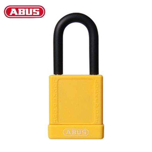 Abus - 19682 - Plastic-Covered Aluminum Core Padlock 74/40 - Optional Keying - Optional Finish - 6 Pack