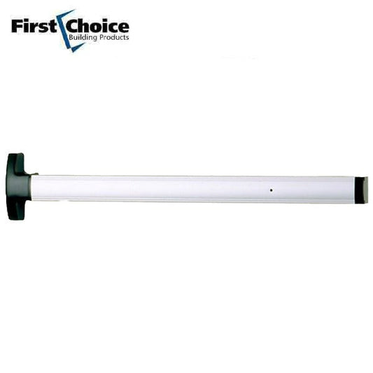 First Choice - 369235 - Concealed vertical Rod - Exit Device - 36-inch - Narrow Stile - Non-Handed - No Cylinder - Satin Aluminum Clear Anodized