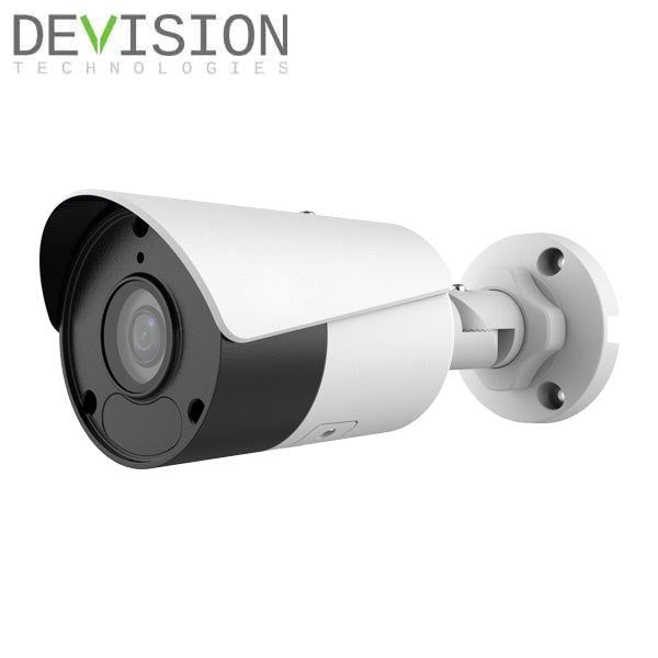 2 x Devision / IP / 4MP / Mini Bullet Camera / Fixed / 4mm Lens / Outdoor / WDR / IP67 / 50m IR / Built-in Mic / DV-A440-DWPS (Bundle of 2)