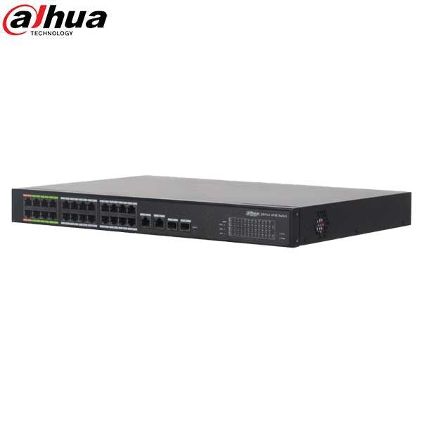 Dahua / ePoE Ethernet Switch / 24-Port / 800m PoE / 100-240 VAC / 360W / Managed / LR2226-24ET-360