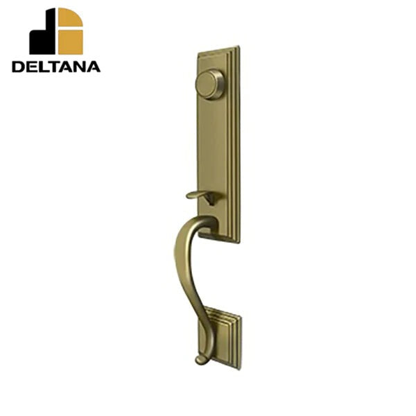 Deltana - Kingston Handleset - Dummy - Solid Brass - Optional Finish