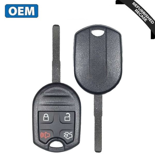 2012-2019 Ford Fiesta / 4-Button Remote Head Key / PN:164-R7976 / CWTWB1U793 / HU101 / Chip 80 Bit (OEM Recase)