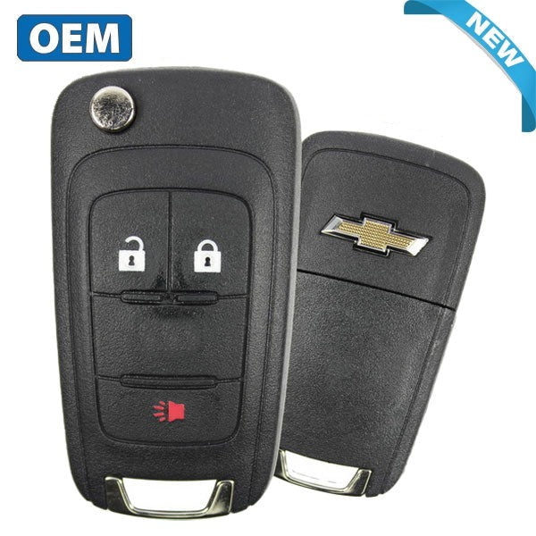 2012-2018 Chevrolet Impala Spark Sonic / 3-Button Flip Key / PN: 13579221 / KR55WK50073 (OEM)