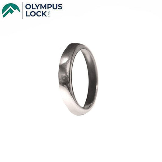 Olympus - TR204 - 5/32" Trim Collar for 1-1/8" Diameter Cam Locks - Satin Stainless Steel