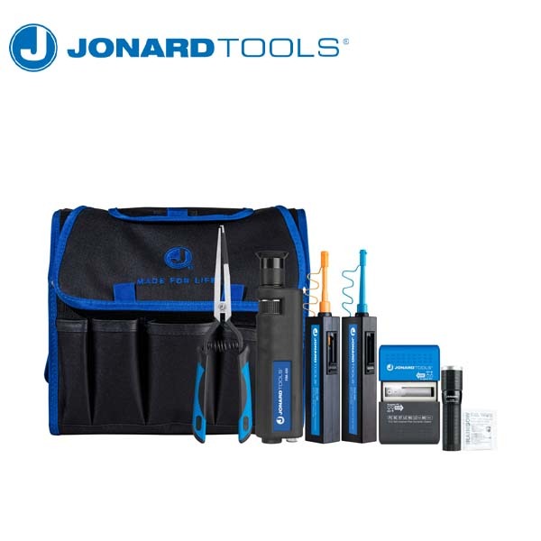 Jonard Tools - Fiber Optic Connector Cleaning and Inspection Kit (w/ 400x Microscope)