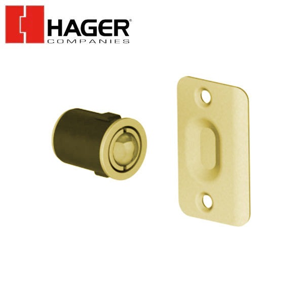 Hager - 1447 - Drive in ball catch with strike - Optional Finish