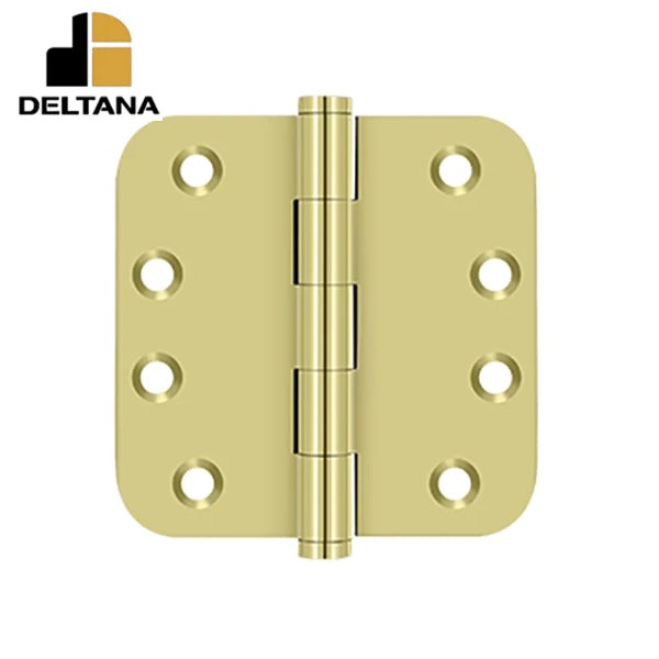 Deltana - 4" x 4" x 5/8" Radius Hinge - 0.129 Thickness - Optional Finish