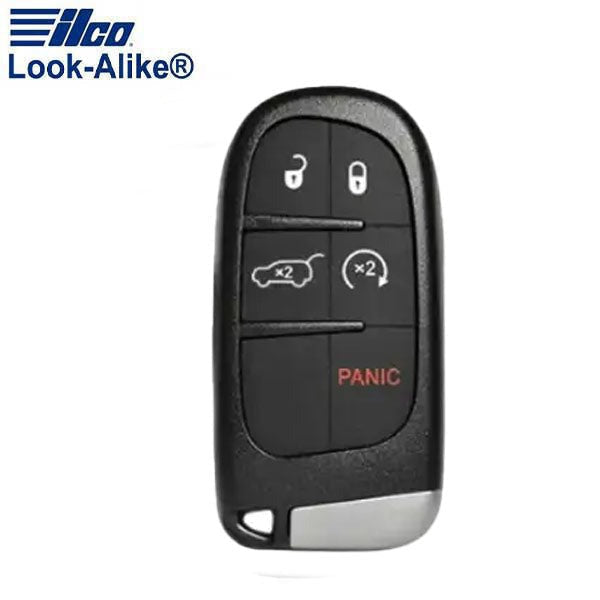 Ilco - 2014-2019 Dodge, Jeep - CHRY-PRX5B1 5-Button Smart Remote Key PROX SHELL (AFTERMARKET)