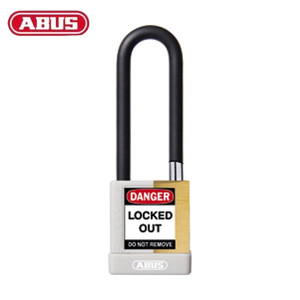 Abus - 20103 - Plastic-Covered Aluminum Core Padlock 74M/40 - 3" Shackle - Optional Keying - Optional Finish - 3 Pack