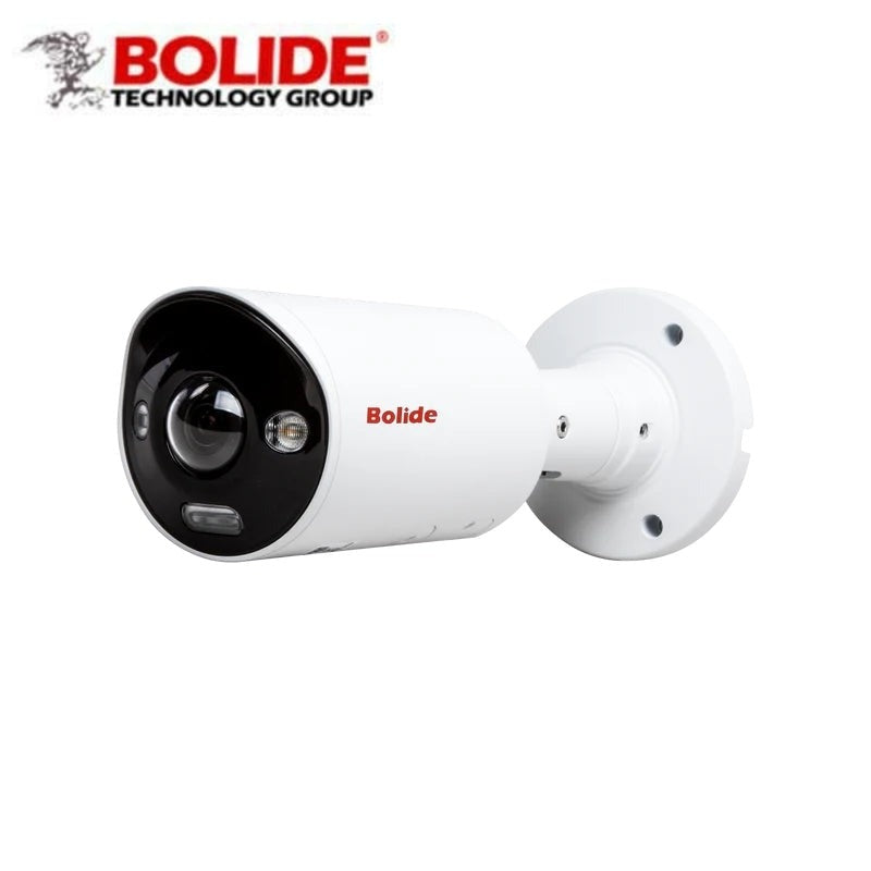 Bolide - BN9135-PN - H.265 8MP (4K) / 180 Degree Panoramic Bullet Camera / 2.0mm Panoramic Lens / IP67 / 98 Feet IR / Two-Way Audio / 12VDC / MicroSD Slot Up to 256GB / POE / iPac AI Enabled with Facial Recognition System / NDAA Compliant