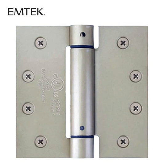EMTEK - 9501414 - Pair of Heavy Duty Ball Bearing Hinges - Square Corners - 4" x 4" - Polished Nickel