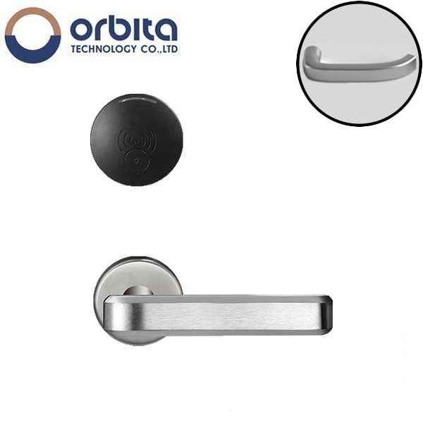 Orbita - S3079 - Mortise Hotel Lock - SPLIT Design - RFID - Optional Lever Style - 6 VDC - Optional Finish - Grade 2