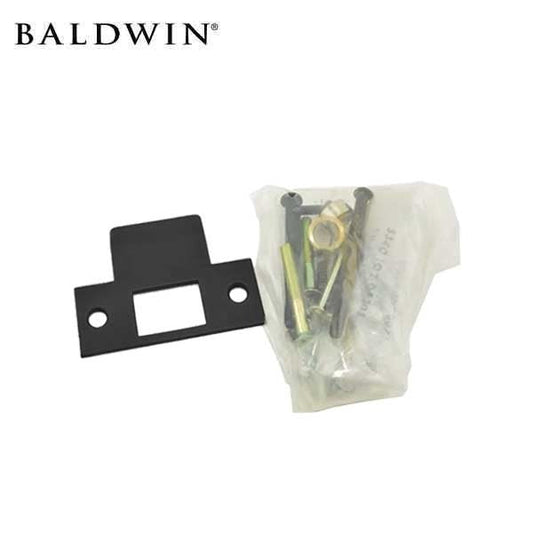 Baldwin Estate Evolved - 5399.A - Sectional and Escutcheon Thick Door Conversion Kit - Single Cyl - Entrance - 190 - Satin Black