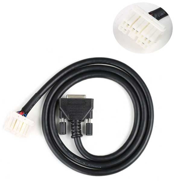 Autel - TESKIT - Diagnostic Adapter Cables for Tesla S / X Models Work - Works with MaxiSYS Ultra / MS909 / MS919 Tablet
