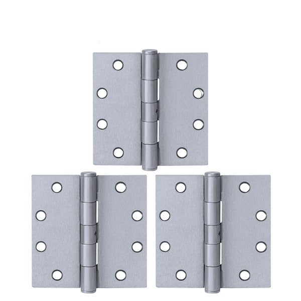 TELL - Plain Bearing Hinge - 4-1/2" x 4-1/2" - Optional Finish - Optional NRP - (3-Pack)