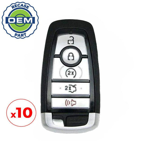 10 x 2017-2022 Ford / 5-Button Smart Key / PN: 164-R8149 / M3N-A2C93142600 (OEM Recase)