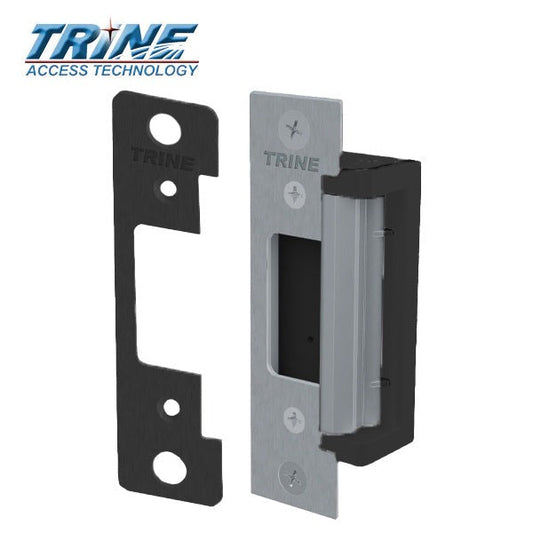 Trine - 4300 - Electric Strike - 4 Faceplates - Black Finish - Grade 1