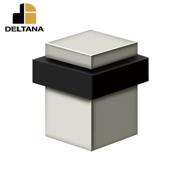Deltana - Square Universal Floor Bumper 2-1/2" - Solid Brass - Optional Finish