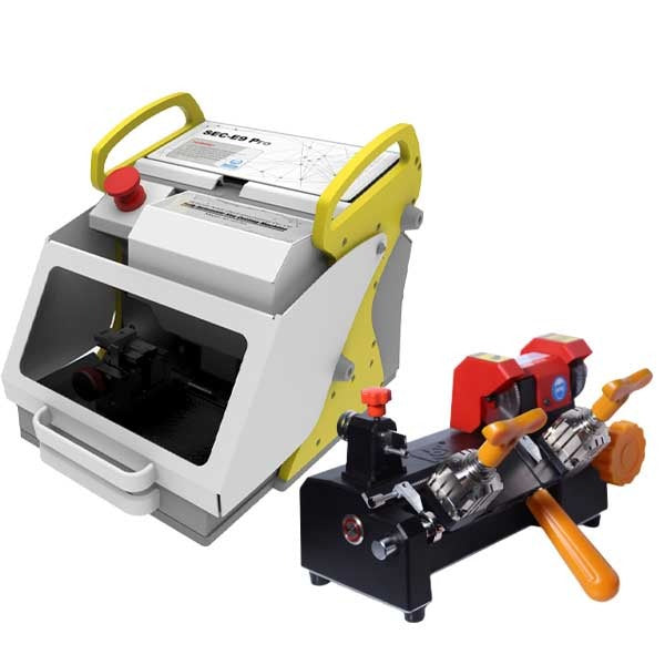 KUKAI - SEC-E9 PRO Automatic Key Cutting Machine (Generation V) & SEC-M10 Manual Key Duplicator (Bundle of 2)