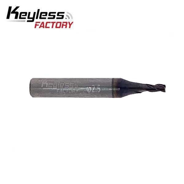 Premium Carbide - 2.5mm - 5-Axis - End Mill Cutter - for Keyline Bianchi 994 / Ninja Laser
