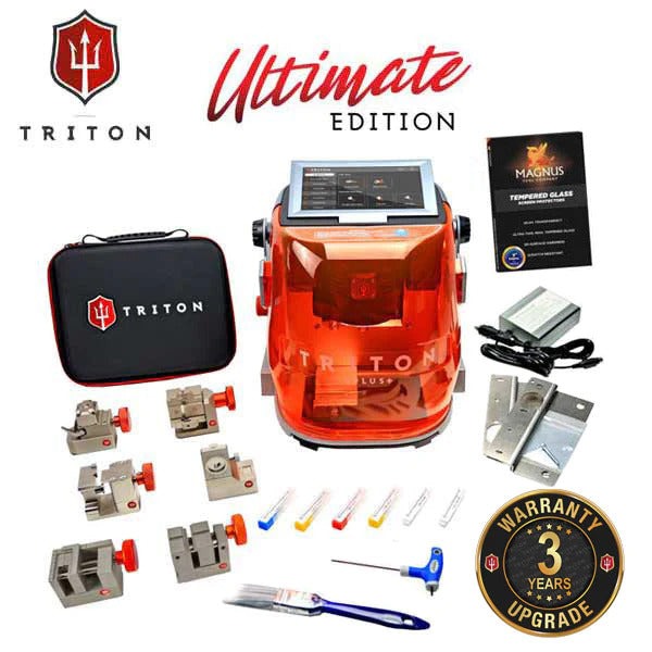 Autel - MaxiIM IM508S (Autel USA) + Triton PLUS (Ultimate Edition) - Key Cutting and Programming Bundle