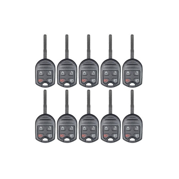25 x 2012-2019 Ford Fiesta / 4-Button Remote Head Key / CWTWB1U793 (AFTERMARKET) (Bundle of 25)