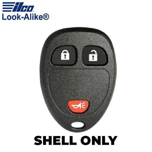 Ilco - 2007-2017 GM - GM-RKE3B2 - 3-Button Keyless Entry Remote Key SHELL (AFTERMARKET)