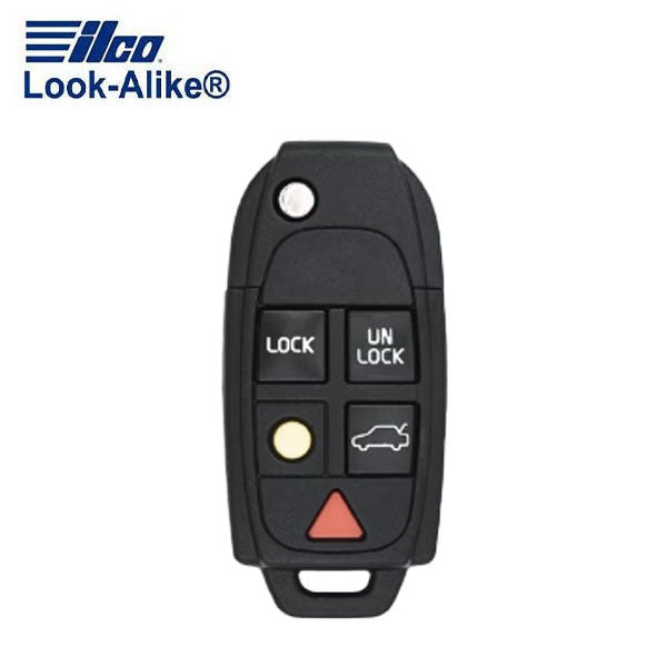 2004-2015 Volvo / 5-Button Flip Key / PN: 31253386 / LQNP2T-APU (AFTERMARKET)